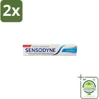 Sensodyne - Tandpasta - Cool Mint - Gevoelige Tanden - 75 ml - Voordeelverpakking - 2 stuks - Tandgevoeligheid - Tandpasta