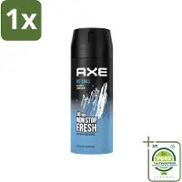 Axe 1 x - Deodorant Bodyspray - 48hrs Fresh - Ice Chill - Iced Mint & Lemon - 150 ml - Deodorant - - Ice Chill - Frisheid - Geur