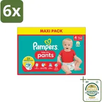 Pampers - Baby-Dry Pants - Luierbroekjes - Maat 4 (9-15 kg) - Extra Droog - 90 Luiers - Voordeelverpakking - 6 stuks - Babyluiers - Luiermaat 4