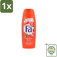 Fa 1 x - Paradise Moments - Douchecrème - Hibiscusbloem - 250 ml- Douchecrème Hibiscusbloem - Vegan Douchecrème - Huidverzorgende Douchecrème - Hibiscusbloem Geur - Duurzame Douchecrème