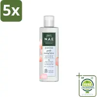 N.A.E. 5 x N.A.E. - Toning Lotion - Zuiverend & Hydraterend - Biologisch & Vegan - 200ml - Grootverpakking - Biologische Toner - Rozenwater Toner - N.A.E. Toner - Vegan Toner - Huidverzorging