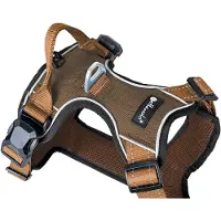 Petlando Hondentuig Mocha-Cognac met magnetische sluiting - maat- XL 82 – 106