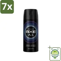 Axe 7 x - Limited Edition - Deodorant Bodyspray - A.I. - 150 ml - Grootverpakking - Deodorant - Bodyspray - - A.I. - Geur