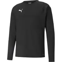Puma Heren TeamLIGA Langsleeve T-Shirt (Zwart/Wit)