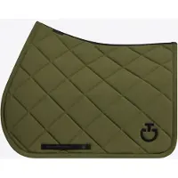 Cavalleria Toscana Diamond Quilted Jersey Zadeldek Jumping Full Winter Moss