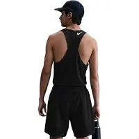 Nike Swoosh-tanktops voor heren (Zwart)