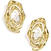 Yehwang Lumi - Oorknopjes - Goudkleur - Stainless Steel - - Goud