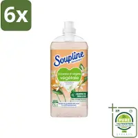 Soupline - Wasverzachter - Oranjebloesem - 52 Wasbeurten - 1.3L - Voordeelverpakking - 6 stuks - Wasverzachter - Plantaardige wasverzachter