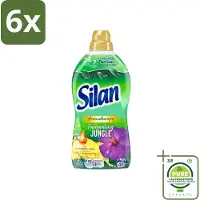 Silan Aromatherapy - Wasverzachter - Fascinating Jungle - Essentiële Oliën en Langdurige Parfum - 48 Wasbeurten - 1.056L - Voordeelverpakking - 6 stuks - Wasverzachter - Geur