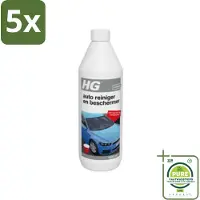 Hg 5 x Autoreiniger en Beschermer 950 ml - Grootverpakking - Autoreiniger - Autowas - Autobescherming - Wax - Glans