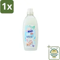 At Home 1 x - Wash - Wasverzachter - Sensitive - 20 Wasbeurten- Wasverzachter - Wasverzachter Sensitive - Wasverzachter Voor Kleding - Wasverzachter Voor Alle Stoffen - Wasverzachter Voor Katoen