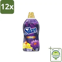Silan Aromatherapy - Wasverzachter - Dreamy Lotus - Essentiële Oliën en Langdurige Parfum - 48 Wasbeurten - 1.056L - Voordeelverpakking - 12 stuks - Wasverzachter - Geur