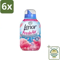 Lenor - Wasverzachter - Fresh Air - Fleurige Bloesem - 36 Wasbeurten - Voordeelverpakking - 6 stuks - Frisheid - Bloesemgeur