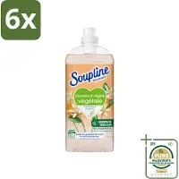 Soupline - Wasverzachter - Oranjebloesem - 52 Wasbeurten - 1.3L - Voordeelverpakking - 6 stuks - Wasverzachter oranjebloesem - Zachte was