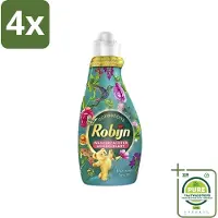 Robijn Collections - Wasverzachter - Paradise Secret - 1,25L - 50 Wasbeurten - Voordeelverpakking - 4 stuks - Wasverzachter - Wasparfum