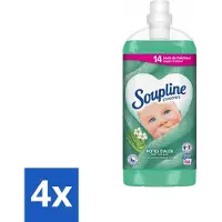 Soupline - Wasverzachter - Aloë Vera - 56 Wasbeurten - 1.3L - Voordeelverpakking - 4 stuks