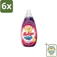 Robijn Intense - Wasverzachter - Intense Fuchsia Passion - 870ml - 58 Wasbeurten - Voordeelverpakking - 6 stuks - Geur - Frisheid