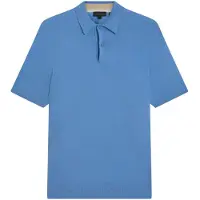 Ted Baker Nickk Gebreide Blauwe Poloshirt