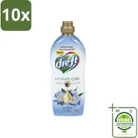 Dreft 10 x - Wasverzachter - Gekleurde Was - Blauwe Droom - Anti-Veroudering - 40 Wasbeurten - Grootverpakking - Wasverzachter - Wasmiddel - Kleurbescherming - Anti-aging - Collageen