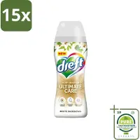 Dreft 15 x - Ultimate Care - Wasverzachter - Geurbooster - Gekleurde Was - Witte Bloem - 15 Wasbeurten - Grootverpakking - Wasverzachter - Geur - Wasmiddel - Kleurbescherming - Wasverzorging