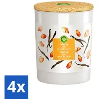 Air Wick - Geurkaars - Vanille & Zoete Amandel - 35 Uur Brandduur - Voordeelverpakking - 4 stuks