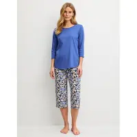 Calida Pyjama 'Flower Dreams' saffier