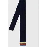 Paul Smith Men Tie Knit Sig Tipping Navy Size: OS | Ties Outlet | Heren | Blauw