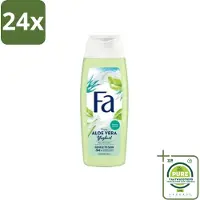 Fa - Douchegel - Yoghurt & Aloe Vera - 250 ml - Voordeelverpakking - 24 stuks - Douchegel - Yoghurt