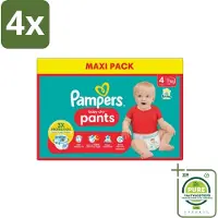 Pampers - Baby-Dry Pants - Luierbroekjes - Maat 4 (9-15 kg) - Extra Droog - 90 Luiers - Voordeelverpakking - 4 stuks - Baby-Dry - Luierbroekjes