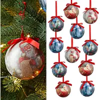 Famanu – Set van 12 nostalgische kerstballen 8 cm voor feestelijke decoratie