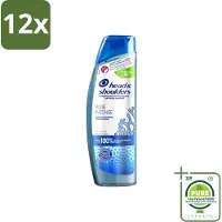 Head & shoulders - Anti-Roos Shampoo - Pure Intense - Hoofdhuid Detox - 250 ml - Voordeelverpakking - 12 stuks - Anti-Roos Shampoo - Hoofdhuid detox