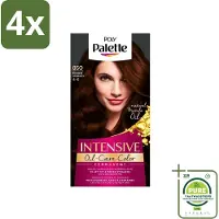 Palette Poly - Haarverf - Mokka Bruin 850 - 115ml - Voordeelverpakking - 4 stuks - Haarverf - Bruine haarverf