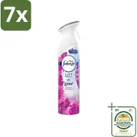 Febreze 7 x Amethist Luchtverfrisser Spray - Frisse Bloemen Geur - 300ml - Grootverpakking - Luchtverfrisser - Geurverwijdering - Frisse Geur - Amethyst - Amethyst Bloesem Droom