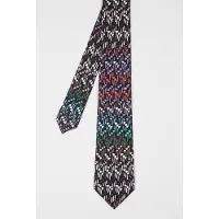 Paul Smith Men Tie Painted Geometric Very Dark Navy Maat: 8 | Stropdassen Outlet | Heren | Blauw