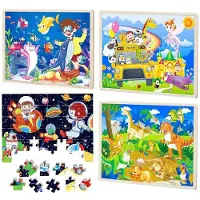 Trifox Houten Puzzel Mix - 60 Stukken - Vanaf 6 Jaar