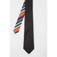 Paul Smith Men Tie Artist Tail Black Maat: 8 | Stropdassen Outlet | Heren | Zwart