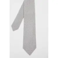 Paul Smith Men Tie Small Dots Grey Maat: 8 | Stropdassen Outlet | Heren | Grijs