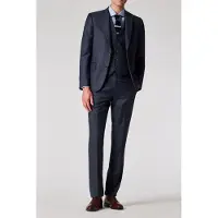 Paul Smith Men Tie Knit Two Col Strp Navy Maat: OS | Stropdassen Outlet | Heren | Blauw