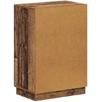 vidaXL Schoenenkast HOORN 59,5 x 39,5 x 87 cm Bewerkt hout Oud hout