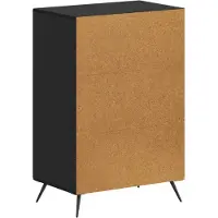 vidaXL Schoenenkast BREDA 59,5 x 39,5 x 90 cm Bewerkt hout Zwart