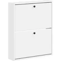 vidaXL Wandgemonteerde Schoenenkast BREDA 71 x 17 x 86 cm Bewerkt hout