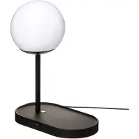 Atmosphera Tafel lamp COLORS, oplaadbaar via USB, zwart