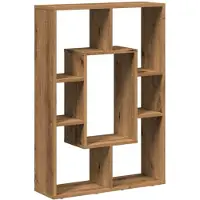 vidaXL Boekenkast 63x20x90 cm bewerkt hout artisanaal eikenkleurig