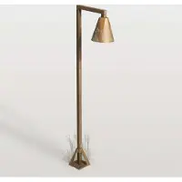 MORETTI LED tuinpadverlichting - tuinlamp Silva Disk, brons / oud-messing, Messing, Landelijk, LED buitenlamp