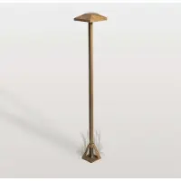 MORETTI LED tuinpadverlichting - tuinlamp Aura Edge, brons / oud-messing, Messing, Landelijk, LED buitenlamp
