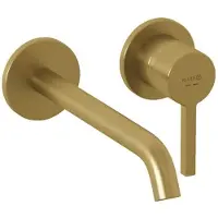 Kludi NOVA FONTE Pura WT-Wand-EHM 220 - zonder afvoergarnituur Brushed Gold, 20245N015