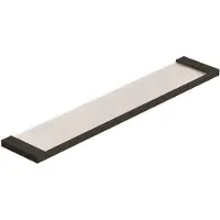 Kludi Vela C - Planchet, lengte 60 cm, glas/mat zwart 3197339