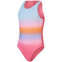 Speedo Hydrasuit met opdruk voor meisjes in Roze, blauw