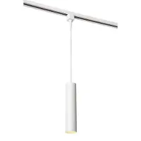 Lucide TRACK FLORIS Hanglamp - 1-fase Railsysteem / Railverlichting - 1xGU10 - Wit (Uitbreiding)