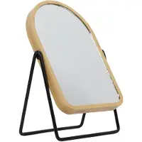 5five Simply Smart - Make-up spiegel in bamboe frame, vergrotend, draaibaar